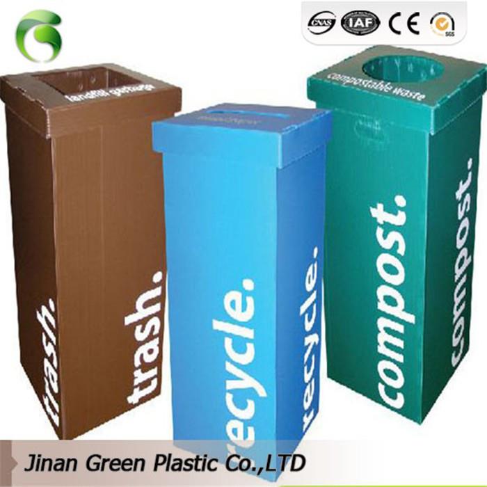 Plastic Corrugated Recycle Bin