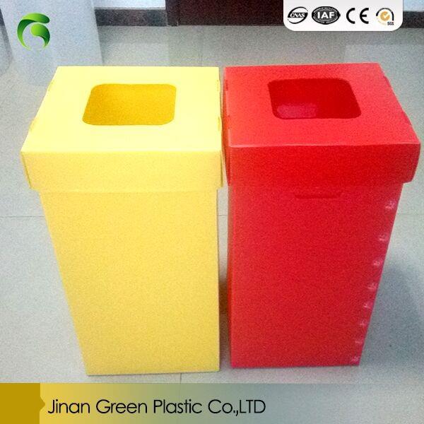 Plastic Corrugated Recycle Bin